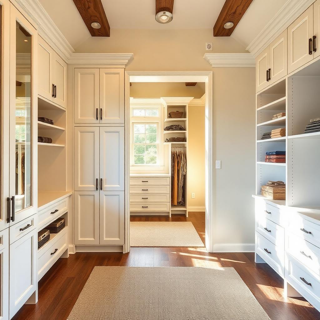 Replacement custom cabinets after water damage